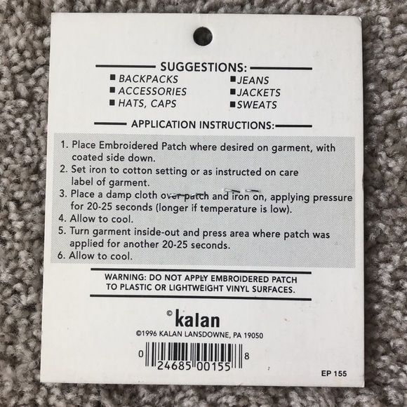 Vintage Embroidered iron on patch - Picture 2 of 2